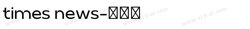 times news字体转换